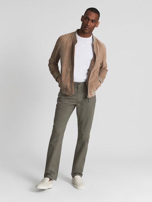 Pitch Washed Slim Fit Chinos