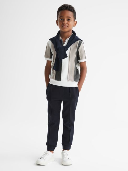 Herald Half Zip Colourblock Polo T-Shirt