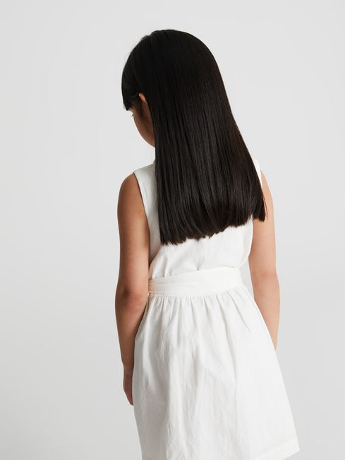Dana Jr Junior Linen Blend Mini Dress