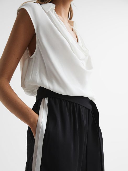Allie Colourblock Shirt Jumpsuit