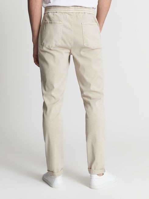 Fraser Brushed Twill Drawstring Trousers