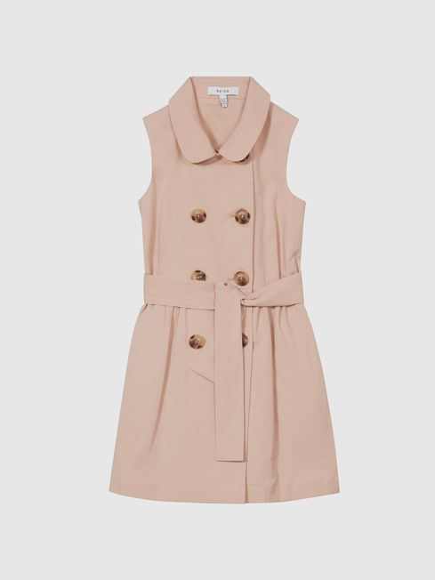 Dana Jr Junior Linen Blend Mini Dress