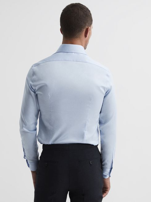 Frontier Cotton Satin Stretch Slim Fit Shirt