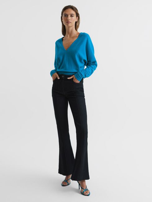 Jolie V-Neck Cashmere Blend Jumper
