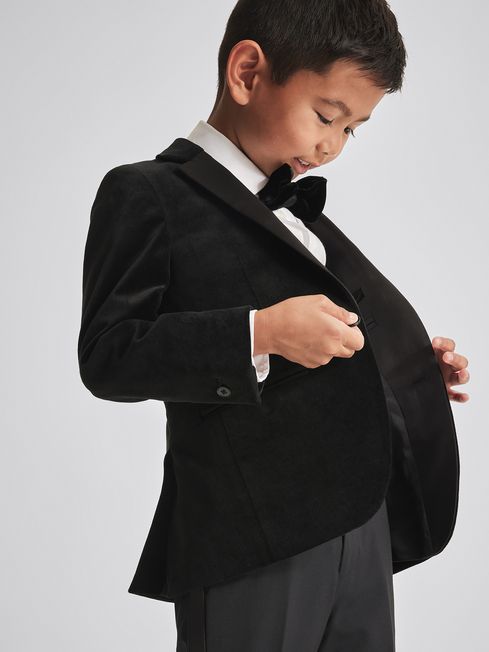 Ace Single Breasted Velvet Blazer