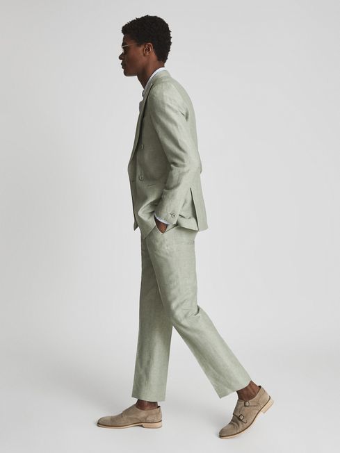 Hue Linen Blend Mixer Trousers