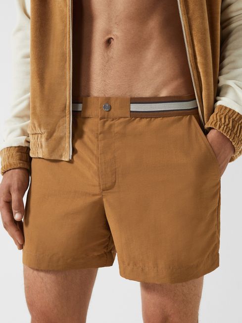 Sunseeker - Che Contrast Waistband Swim Shorts
