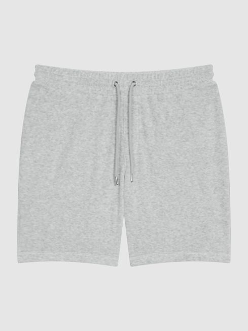 Vance Velour Drawstring Shorts