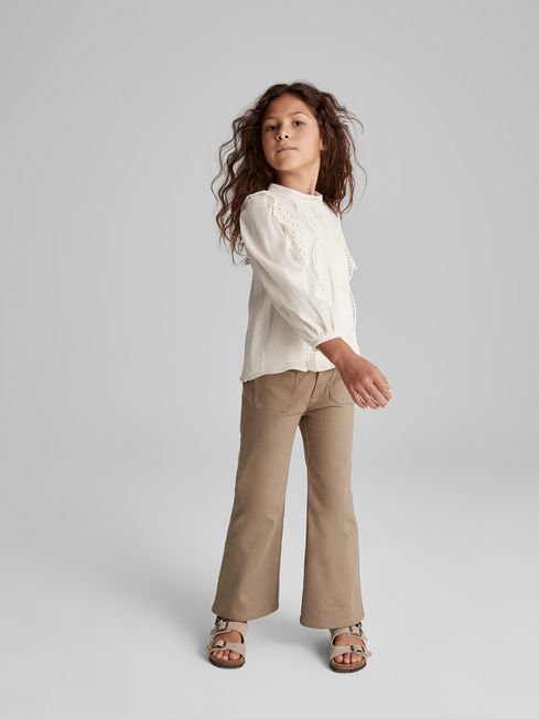 Piper Jr Junior Embroidered Detail Blouse