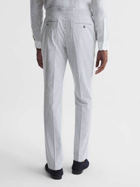 Barr Seersucker Mixer Trousers