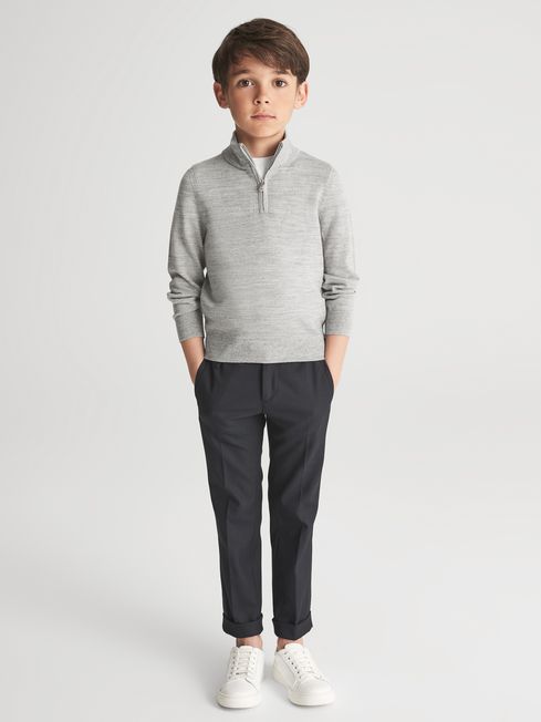 Blackhall Junior Zip Up Knitted Jumper