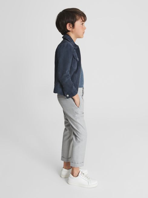 Brighton Casual Cropped Tapered Trousers