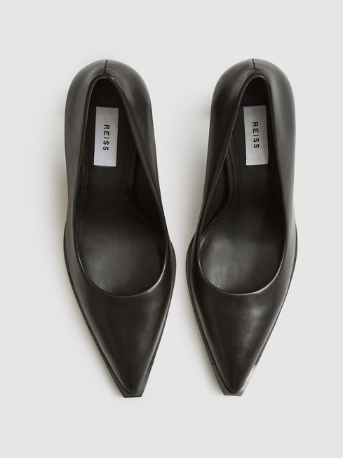 Ada Court Leather Court Shoes