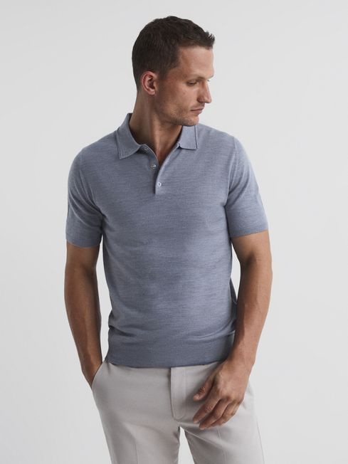 Blair Merino Snap Button Polo T-Shirt