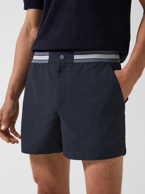 Sunseeker - Che Contrast Waistband Swim Shorts