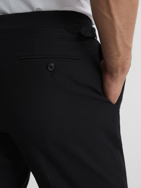 Lead T Seersucker Mixer Trousers