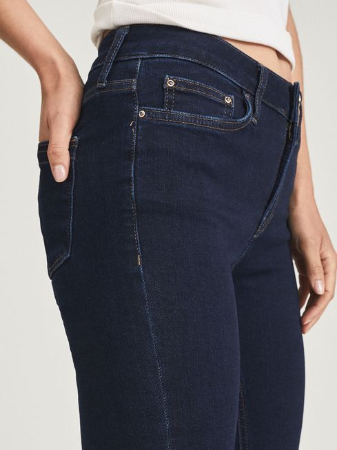 Lux High Rise Skinny Flared Jeans
