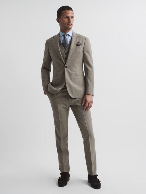 Rope Slim Fit Textured Mixer Trousers