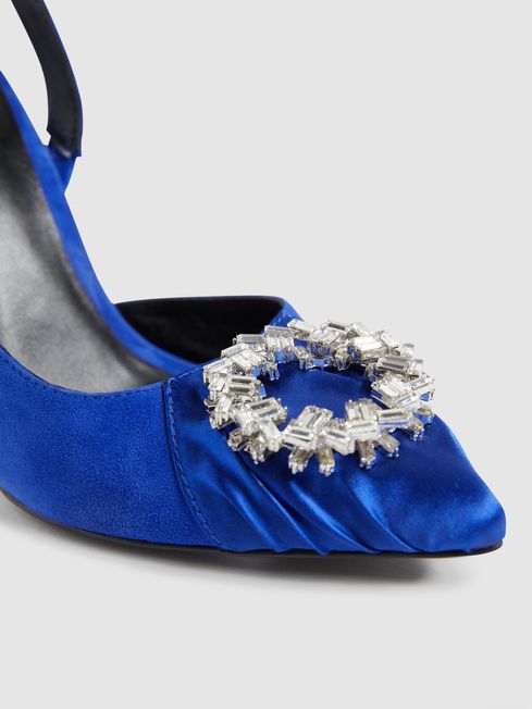 Celeste Sling Back Embellished Heels