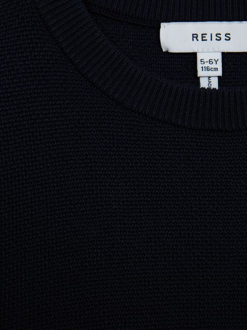 Brookes Stitch Interest Crew Neck Jumper