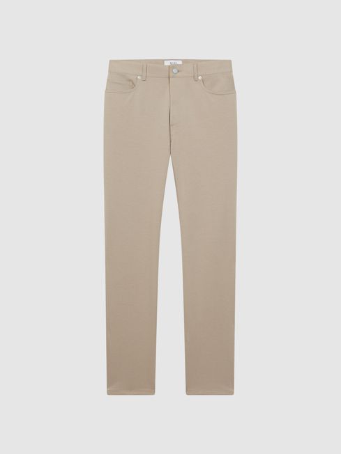 Nubury Jersey Slim Fit Chino Trousers