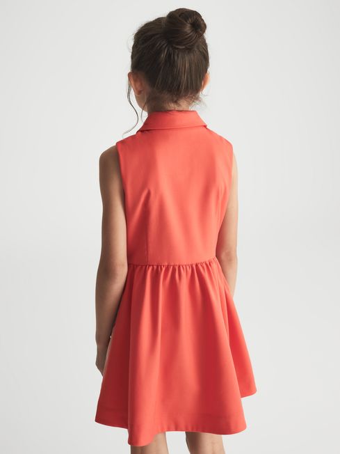 Mona Sleeveless Button Detail Dress