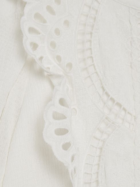 Piper Jr Junior Embroidered Detail Blouse