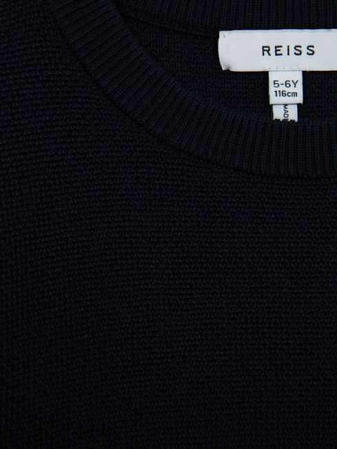 Brookes Stitch Interest Crew Neck Jumper