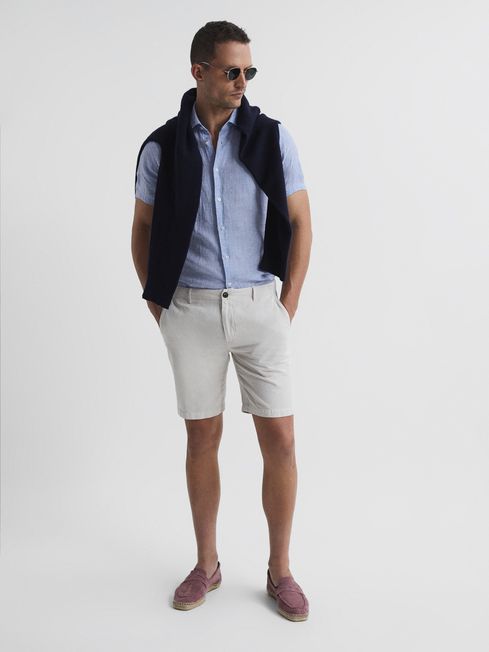 Holiday Linen Slim Fit Shirt
