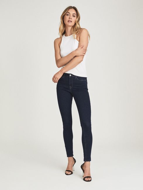 Lux High Rise Skinny Flared Jeans