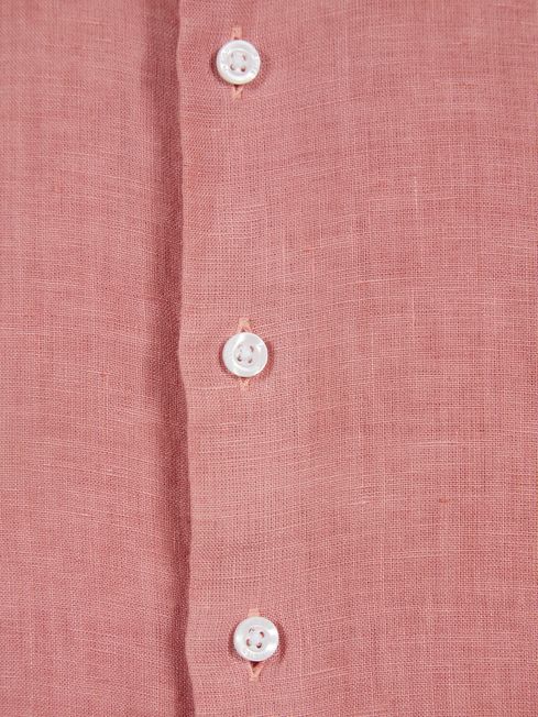 Ruban Long Sleeve Linen Shirt