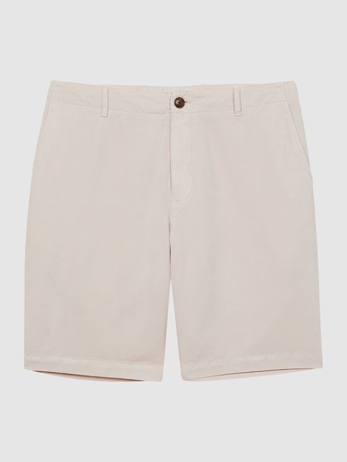Ezra Cotton-Linen Blend Shorts