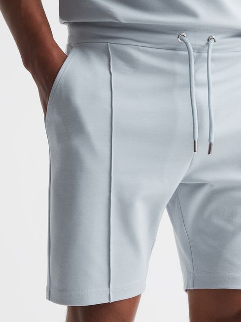 Cullen Drawstring Pintuck Shorts