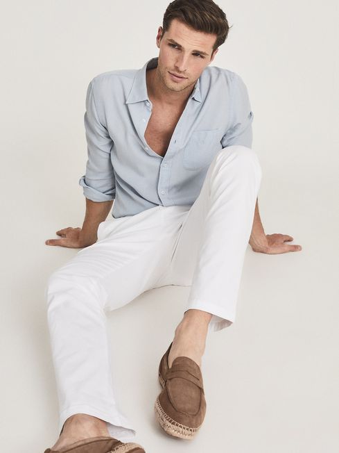 Pitch Washed Slim Fit Chinos