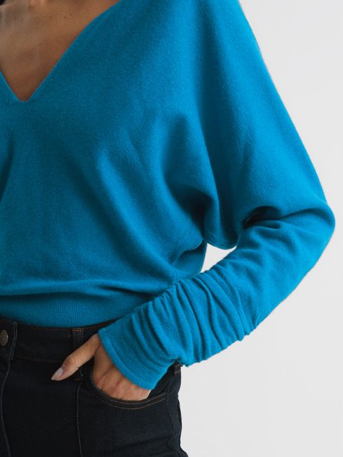 Jolie V-Neck Cashmere Blend Jumper