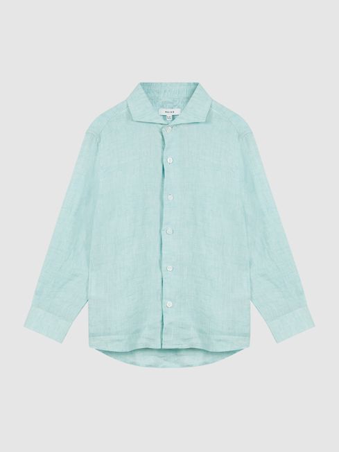 Ruban Junior Long Sleeve Linen Shirt