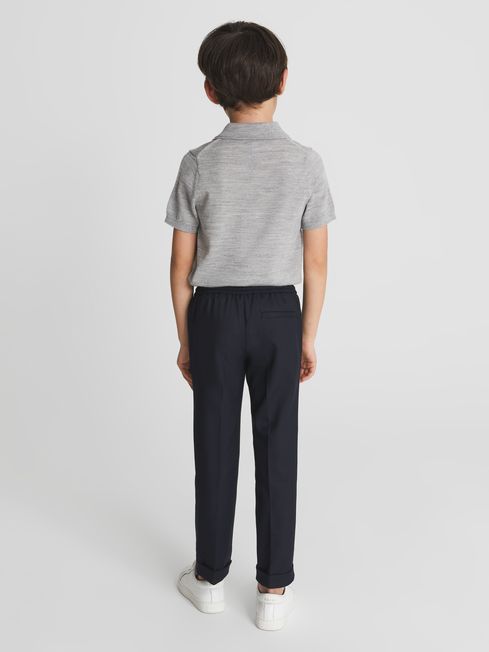 Brighton Casual Cropped Tapered Trousers