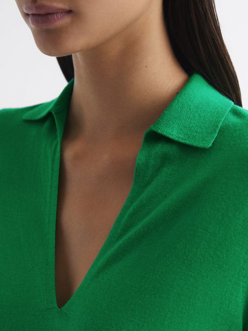 Candise Collared Knitted Jumper