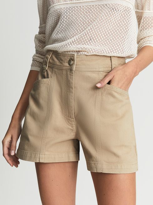 Romana Cargo Denim Shorts