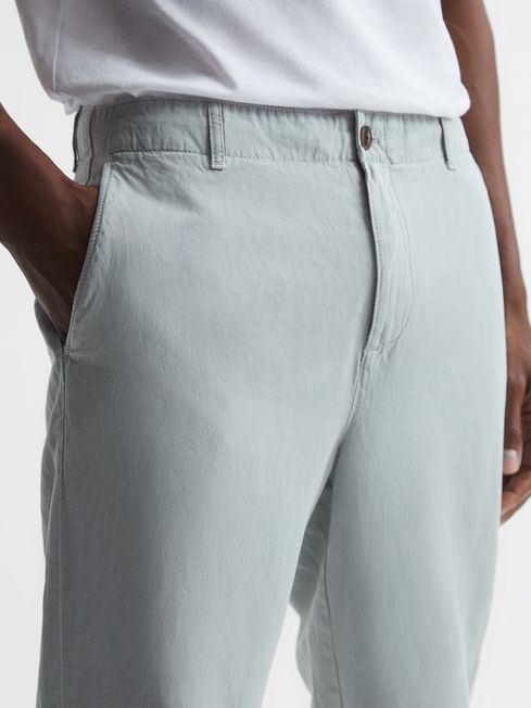 Truce Cotton Linen Blend Casual Trousers