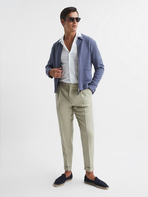 Slate Tapered Trousers