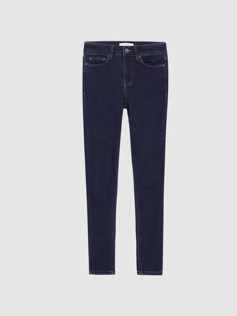 Lux High Rise Skinny Flared Jeans