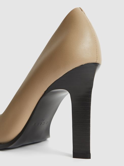 Ada Court Leather Court Shoes