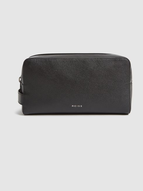 Ethan Leather Wash Bag