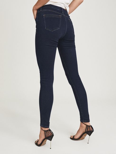 Lux High Rise Skinny Flared Jeans