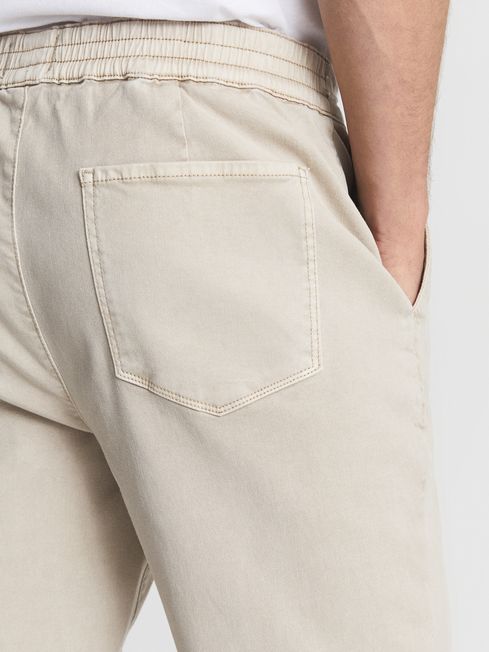 Fraser Brushed Twill Drawstring Trousers