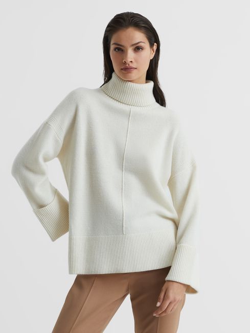 Sarah Cashmere Blend Roll Neck Jumper