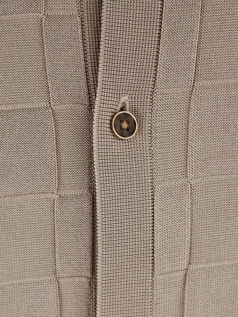 Santo - Che Basket Weave Cuban Collar Shirt