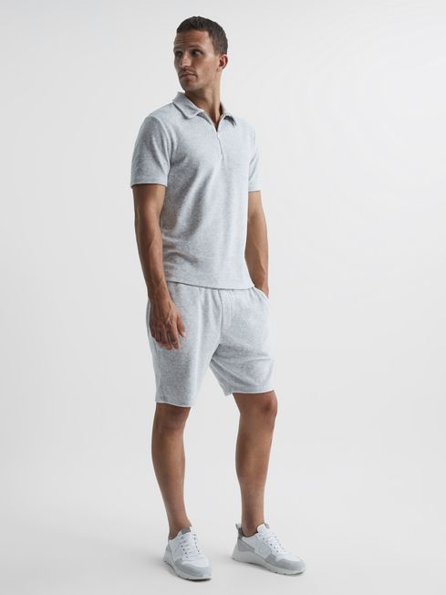 Vance Velour Drawstring Shorts