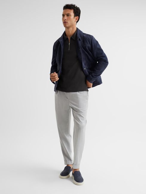 Alfie Half Zip Polo T-Shirt